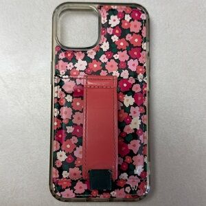 Floral Pink Phone Case with Strap 13/14 EUC